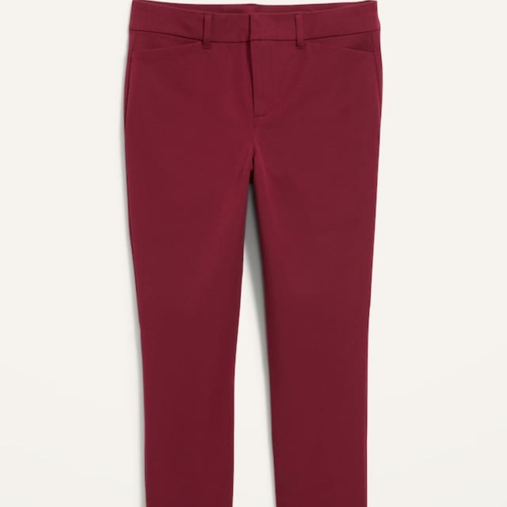 High waist pixie skinny ankle pants